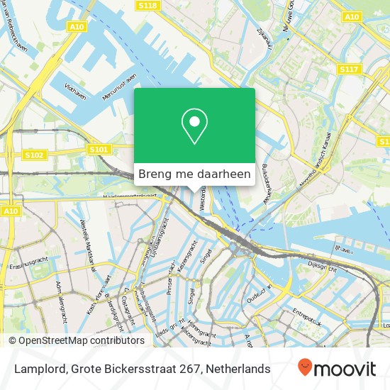 Lamplord, Grote Bickersstraat 267 kaart