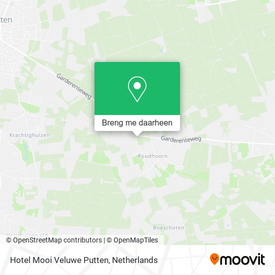 Hotel Mooi Veluwe Putten kaart