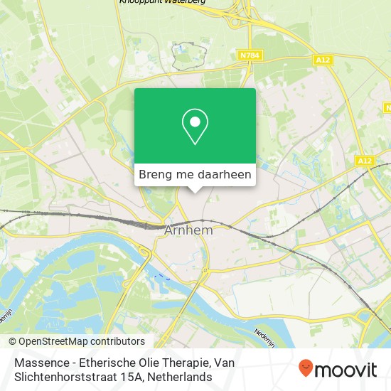 Massence - Etherische Olie Therapie, Van Slichtenhorststraat 15A kaart