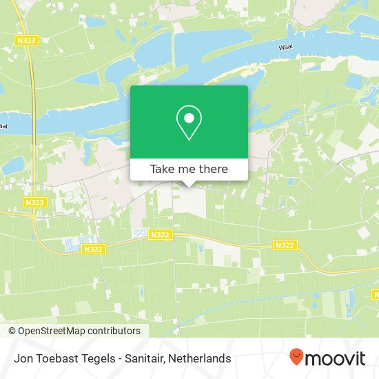 Jon Toebast Tegels - Sanitair, Van Heemstraweg 19E kaart