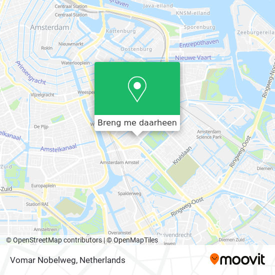 Vomar Nobelweg kaart