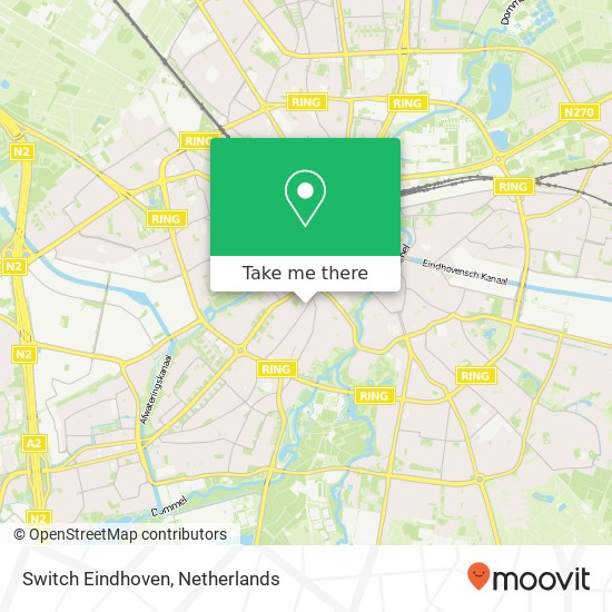 Switch Eindhoven, Hoogstraat 84 kaart