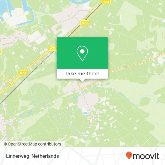 Linnerweg, 6065 ER Montfort kaart