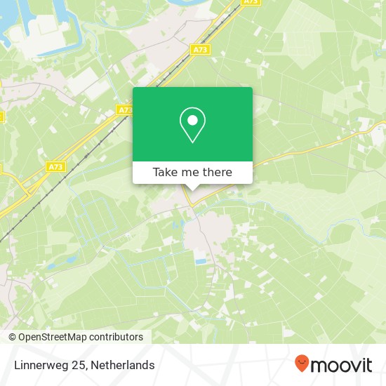 Linnerweg 25, 6065 EM Montfort kaart