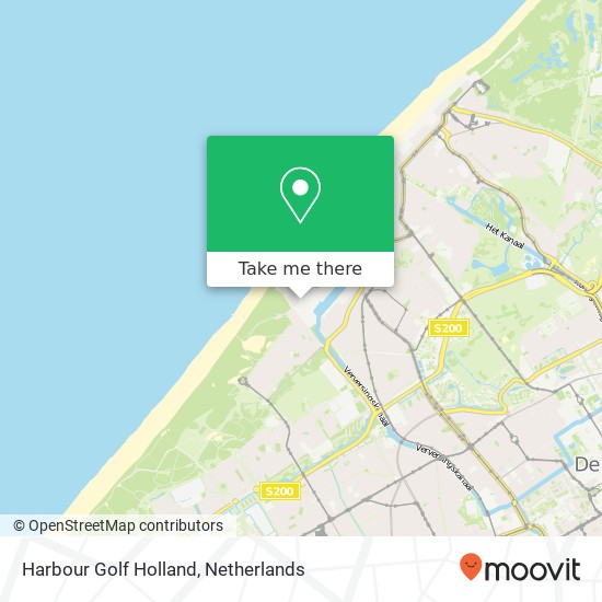 Harbour Golf Holland, Kranenburgweg 202 kaart