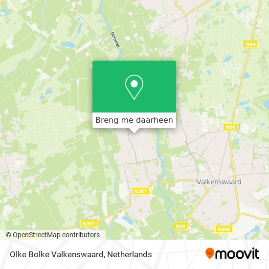 Olke Bolke Valkenswaard kaart