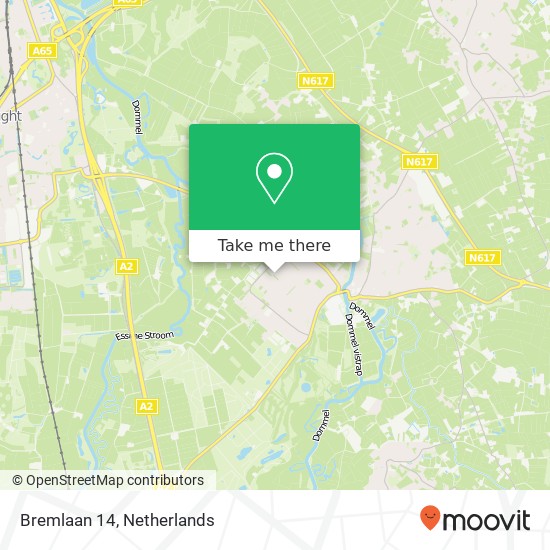 Bremlaan 14, 5271 KG Sint-Michielsgestel kaart