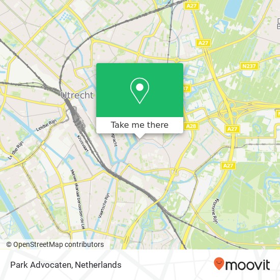Park Advocaten, Oosterstraat kaart