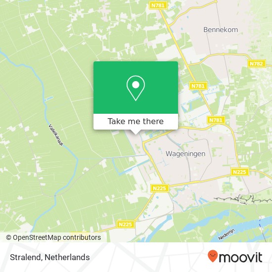 Stralend, Rietveldlaan 27 kaart