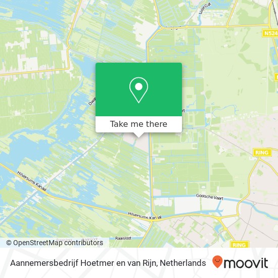 Aannemersbedrijf Hoetmer en van Rijn, Zuidsingel 21 kaart