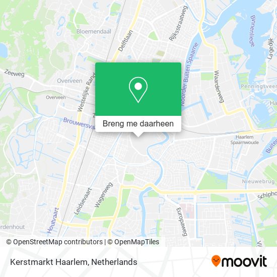 Kerstmarkt Haarlem kaart