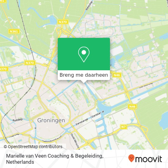 Marielle van Veen Coaching & Begeleiding kaart