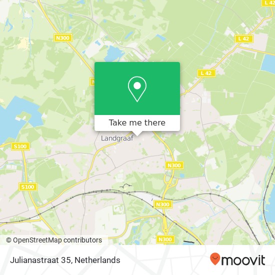 Julianastraat 35, 6373 KG Landgraaf kaart