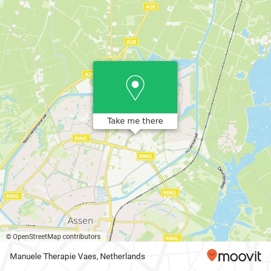 Manuele Therapie Vaes, Klompmakerstraat 3 kaart