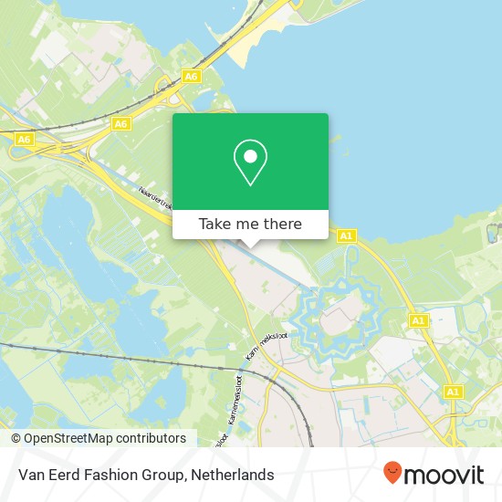 Van Eerd Fashion Group, Amsterdamsestraatweg 43B kaart