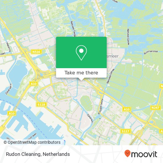 Rudon Cleaning, 1035 Amsterdam kaart