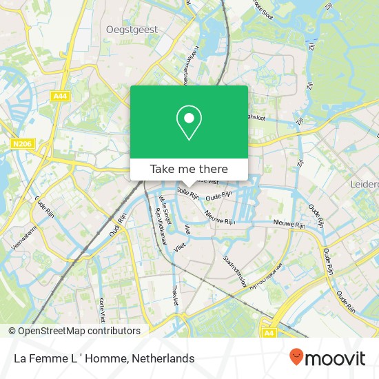 La Femme L ' Homme, Haarlemmerstraat 65 kaart