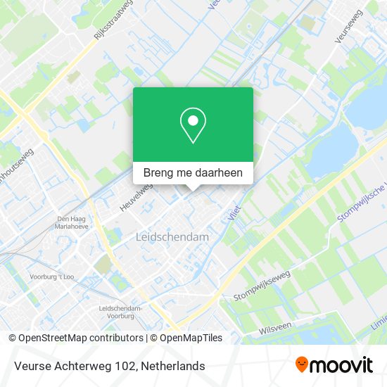 Veurse Achterweg 102 kaart