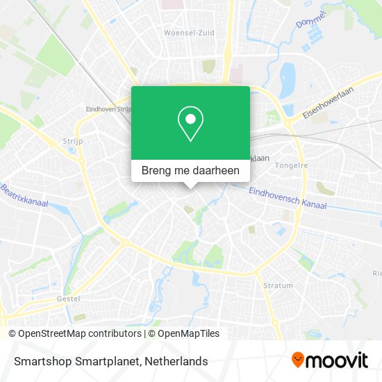 Smartshop Smartplanet kaart