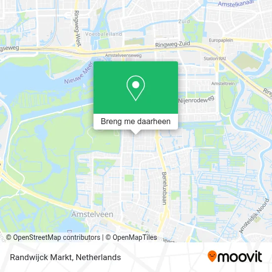 Randwijck Markt kaart