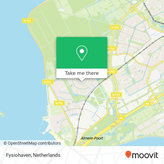 Fysiohaven, Trojestraat 60A kaart