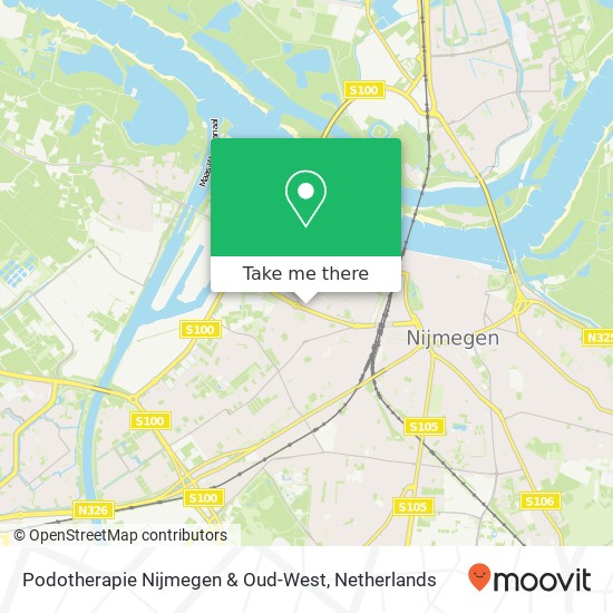 Podotherapie Nijmegen & Oud-West, Marialaan 352 kaart