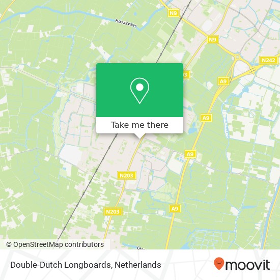 Double-Dutch Longboards, Kennemerstraatweg 219 kaart