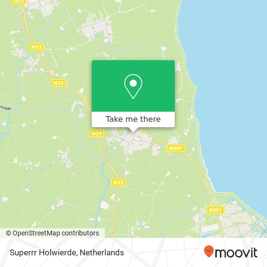 Superrr Holwierde, Uiteinderweg 7B kaart