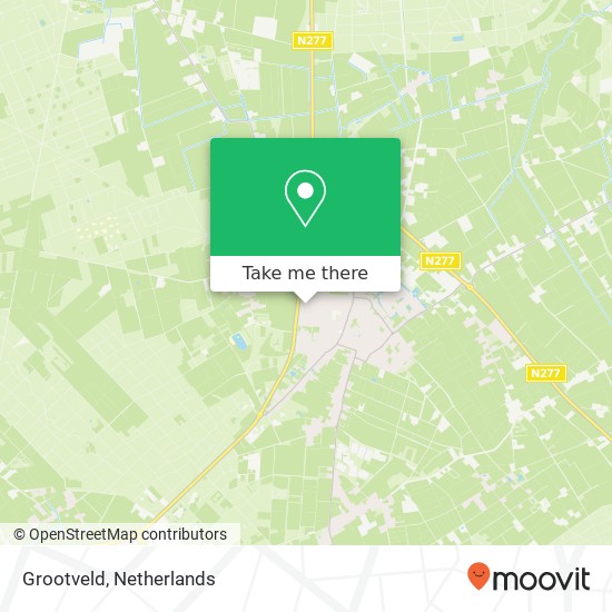 Grootveld, 5411 TN Zeeland kaart