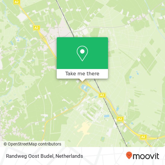 Randweg Oost Budel, 6021 Budel kaart