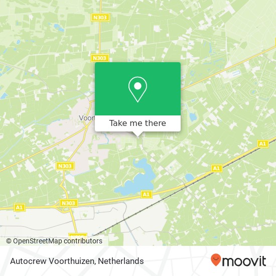 Autocrew Voorthuizen, Molenweg 66C kaart