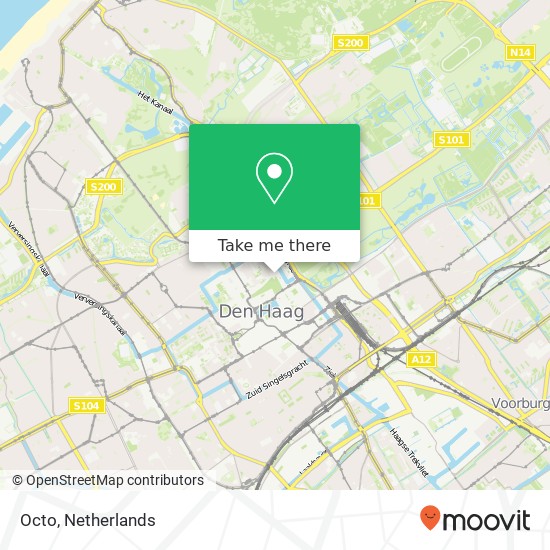 Octo, Lange Voorhout 58-1 kaart