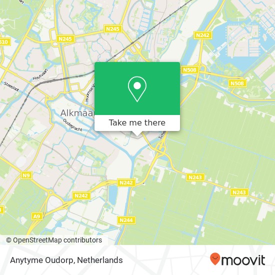 Anytyme Oudorp, Edisonweg 1A kaart