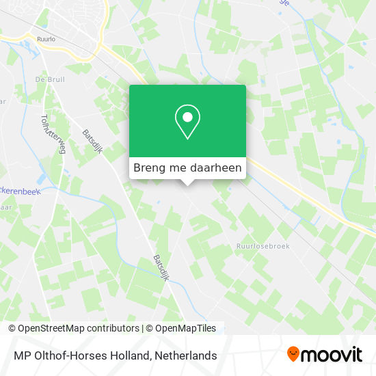 MP Olthof-Horses Holland kaart