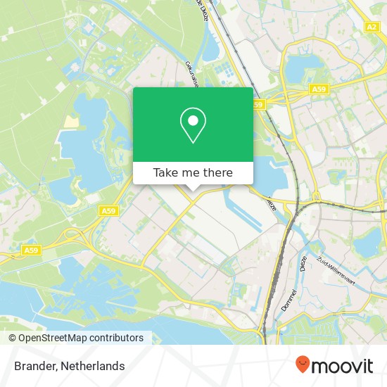 Brander, Ketelaarskampweg kaart