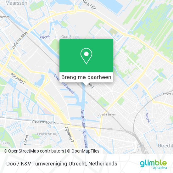 Doo / K&V Turnvereniging Utrecht kaart