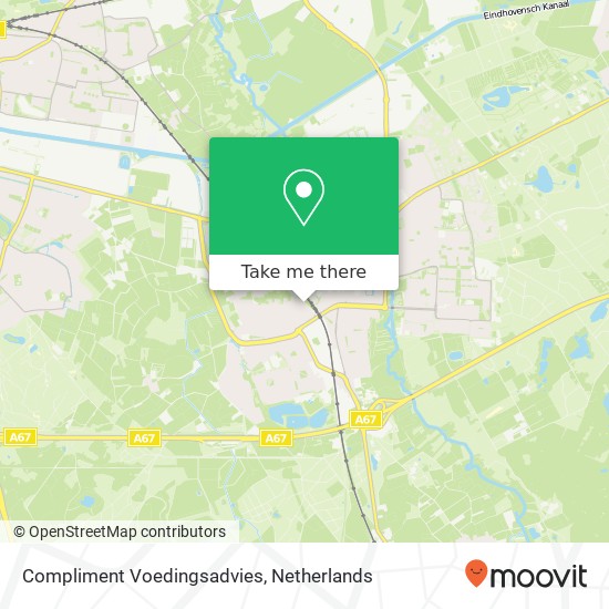 Compliment Voedingsadvies, Rederijkerstraat 6 kaart