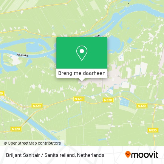 Briljant Sanitair / Sanitaireiland kaart