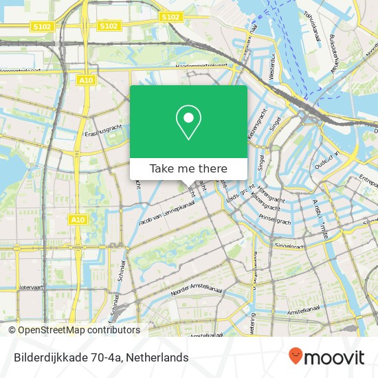 Bilderdijkkade 70-4a, 1053 VN Amsterdam kaart