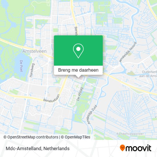 Mdc-Amstelland kaart