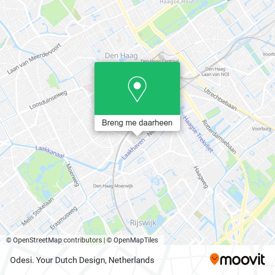 Odesi. Your Dutch Design kaart