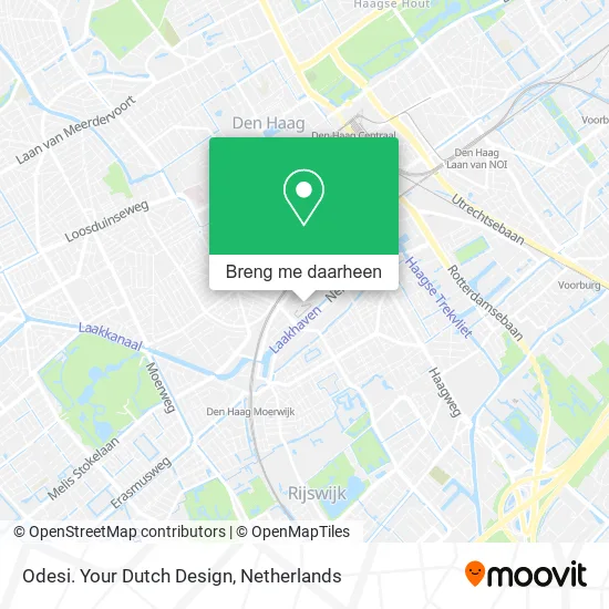 Odesi. Your Dutch Design kaart