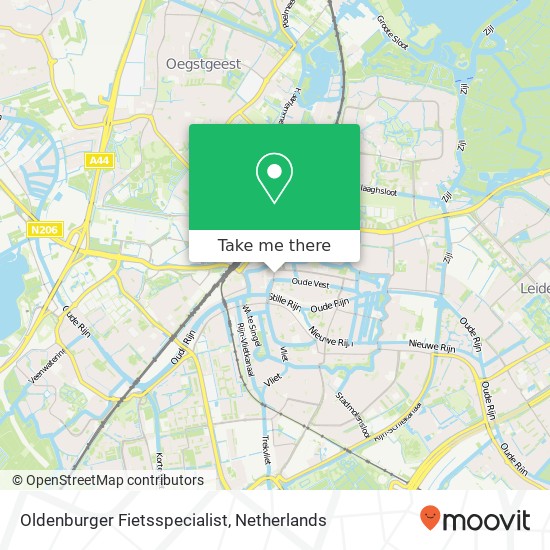 Oldenburger Fietsspecialist, Nieuwe Beestenmarkt kaart