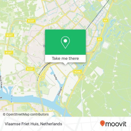 Vlaamse Friet Huis, Buitenlanden kaart