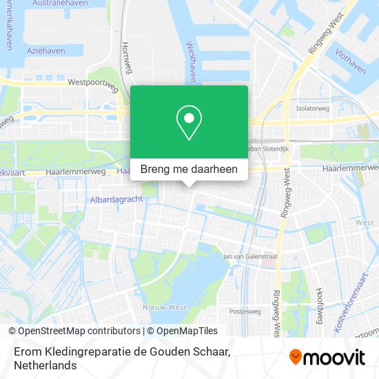 magnifiek Toestand deken Hoe gaan naar Erom Kledingreparatie de Gouden Schaar in Amsterdam via Bus,  Trein, Metro of Tram?