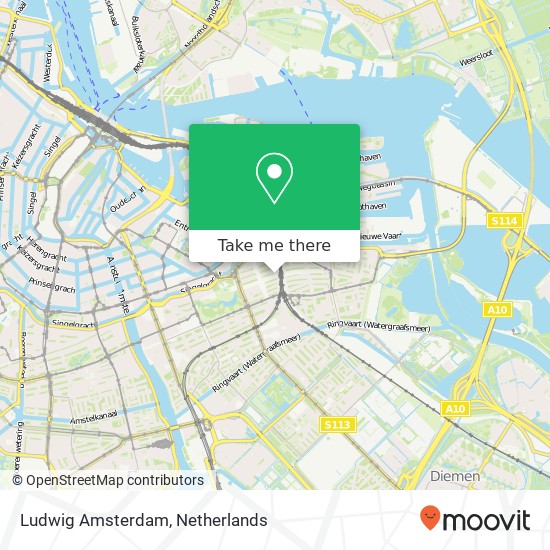 Ludwig Amsterdam kaart