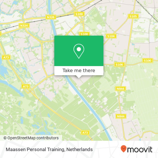 Maassen Personal Training, Zijpendaalstraat 5A kaart