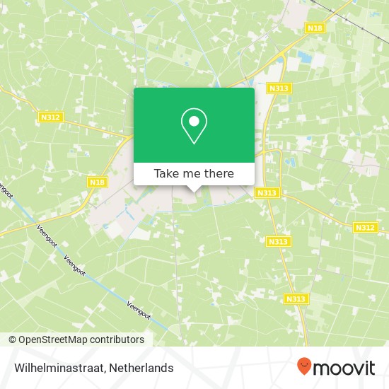 Wilhelminastraat, 7131 XM Lichtenvoorde kaart
