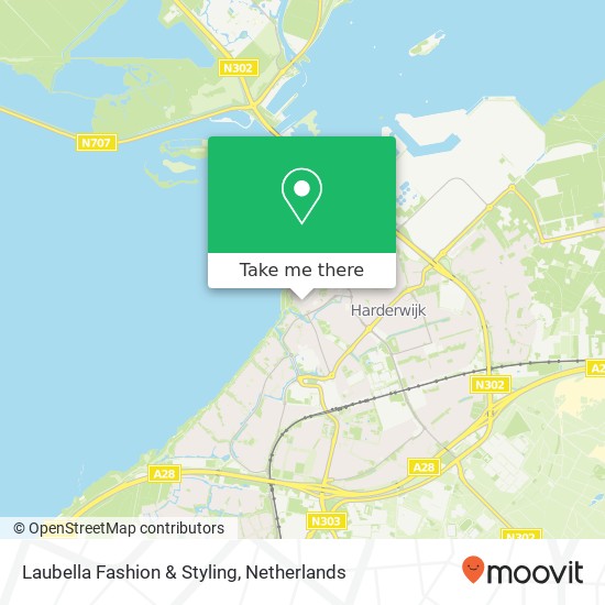 Laubella Fashion & Styling, Smeepoortstraat 30 kaart