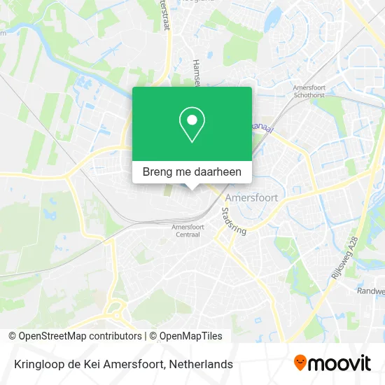 Kringloop de Kei Amersfoort kaart